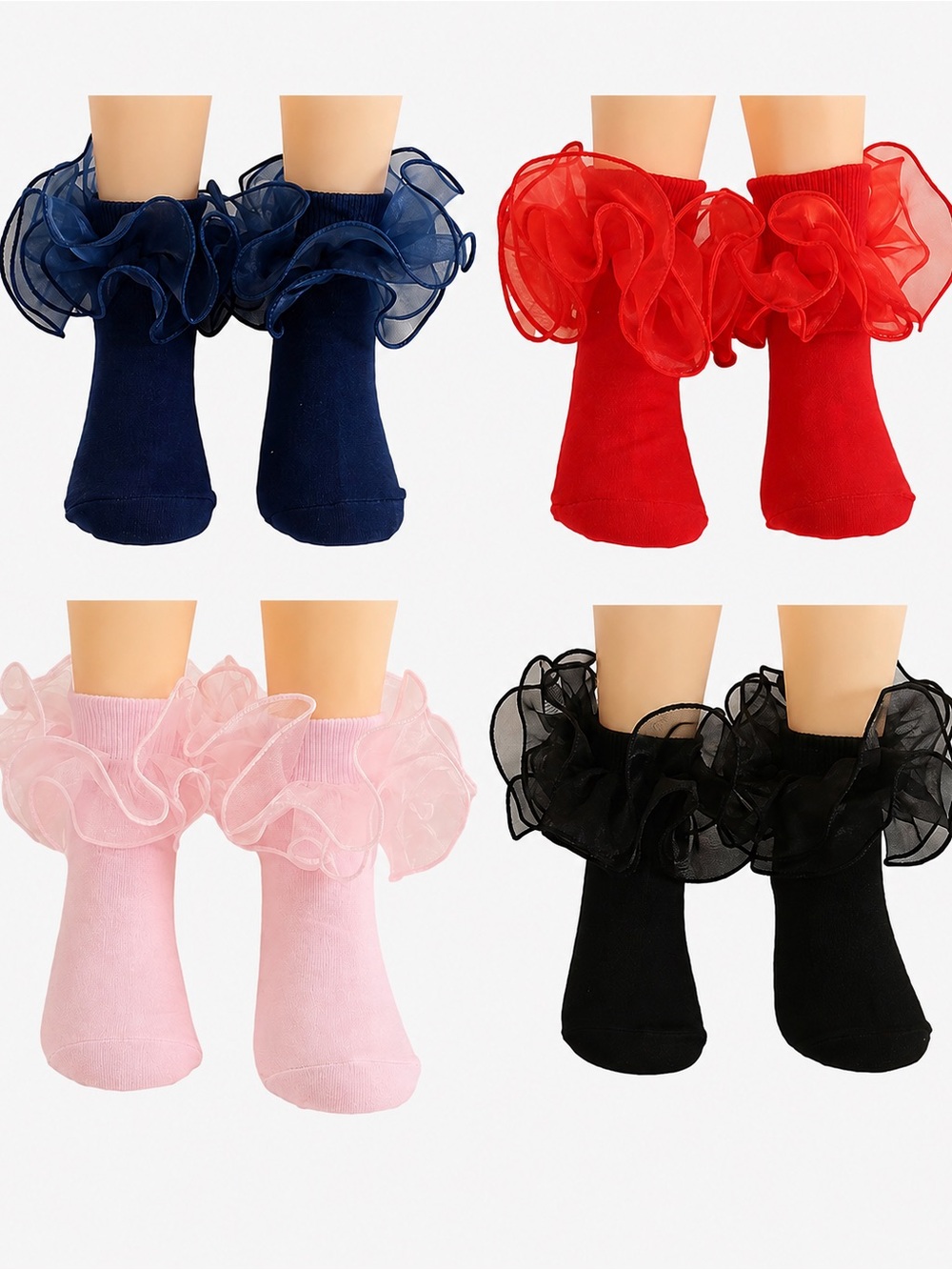 Baby girl ruffle socks